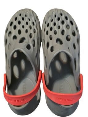 Merrell Hydro Moc Size 10 Gray with Red Water Swim Shoes